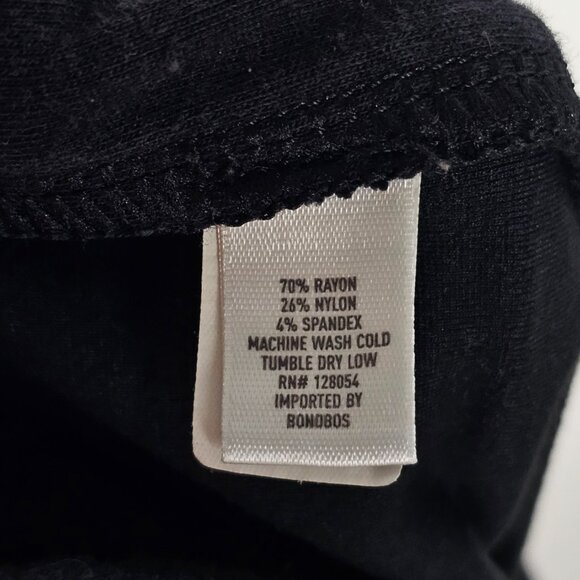 Bonobos Comfort Drawstring Mens XL Black Sweatpants - Picture 4 of 7